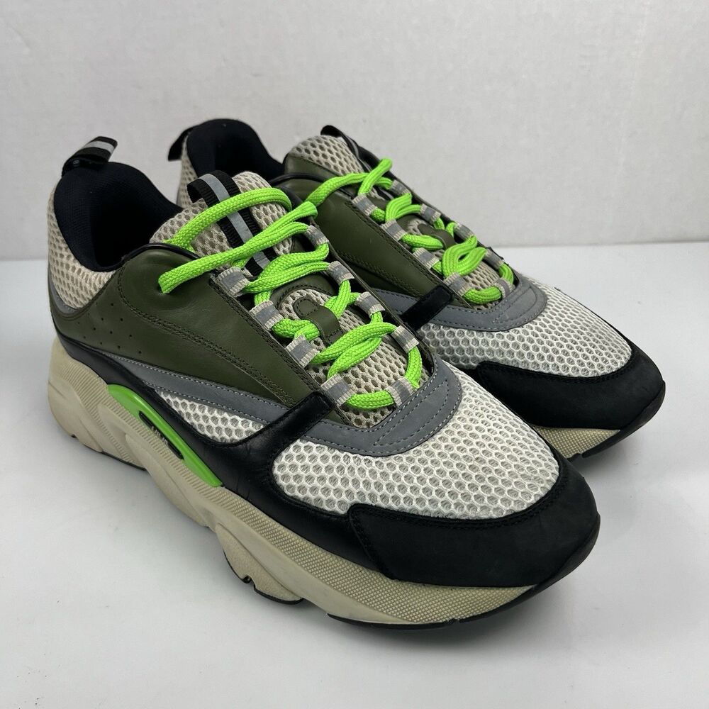 Dior B22 Khaki Pistachio Mens Size 9 US / 42 EU